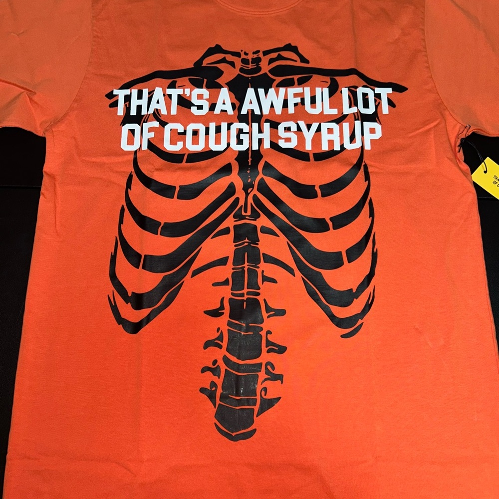 Awful lot of cough syrup t shirt size L